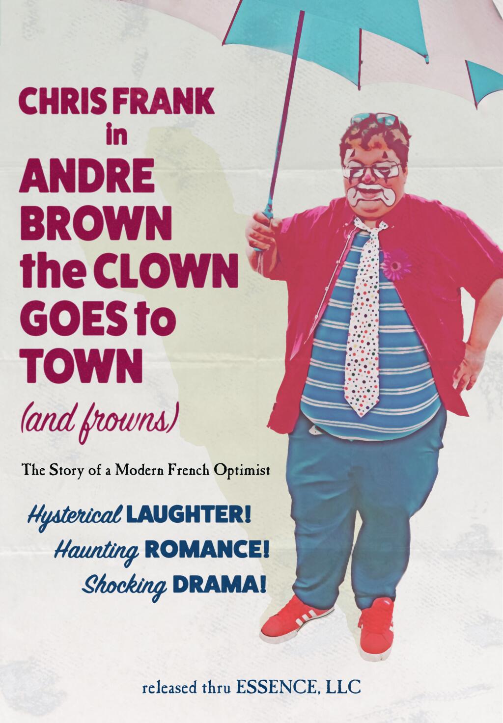 Filmposter for Andre Brown the Clown Goes to Town (and Frowns)
